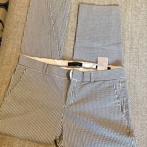 Sear sucker ankle dress pants